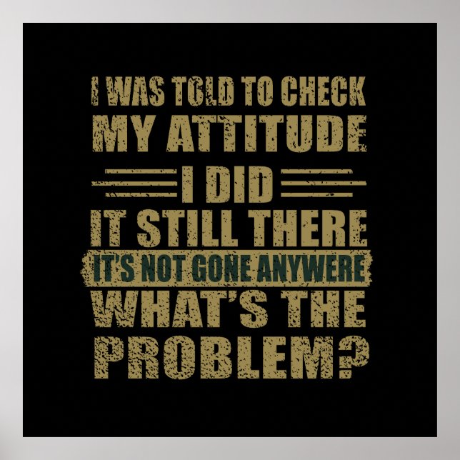 Lönsamma sarkastiska citattecken humor sarkasm inv poster (Framsidan)