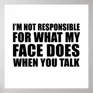 Lönsamma sarkastiska citattecken humor sarkasm inv poster