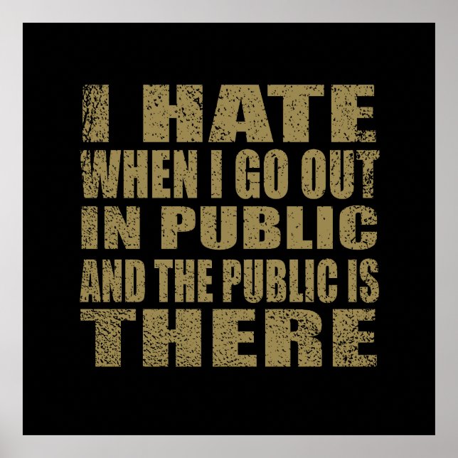 Lönsamma sarkastiska citattecken humor sarkasm inv poster (Framsidan)