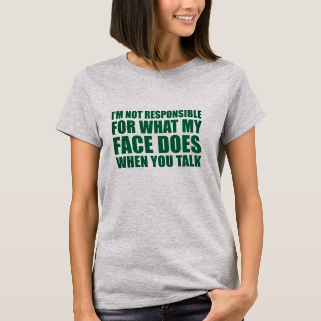 Lönsamma sarkastiska citattecken humor sarkasm inv t shirt (Framsida)
