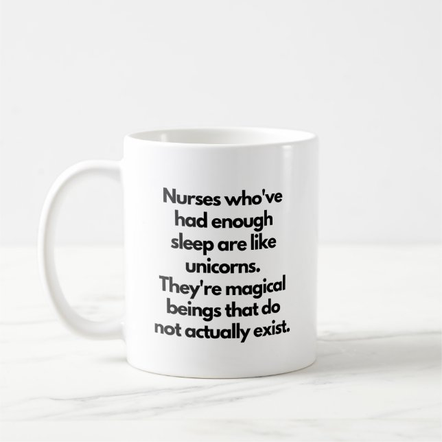 Lönsamma sjuksköterskor är som Unicorns Kaffemugg (Vänster)
