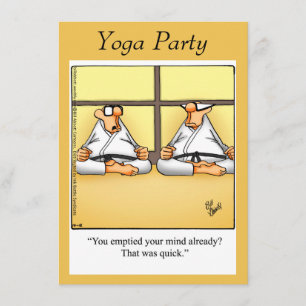 Lönsamma Yoga-inbjudningar Inbjudningar