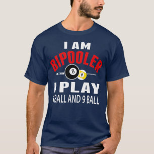 Lönsammare Bassäng T I spelar 8 boll och 9 boll Shirt