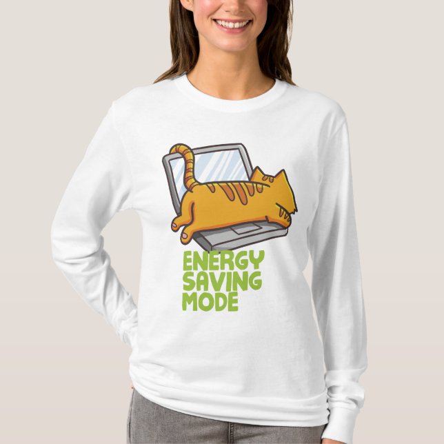 Lönsammare energisparläge Kvinnors T-Shirts (Framsida)