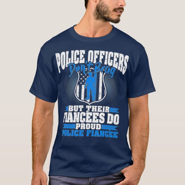 Lönsammare poliser dont Brag Proud Police T Shirt (Framsida)