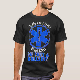 Lönsamt Akut EMS EMT anropar Sjukvårdare Ambulan T Shirt