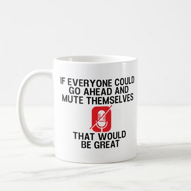 Lönsamt arbete från hem- och möteskarantän kaffemugg (Vänster)