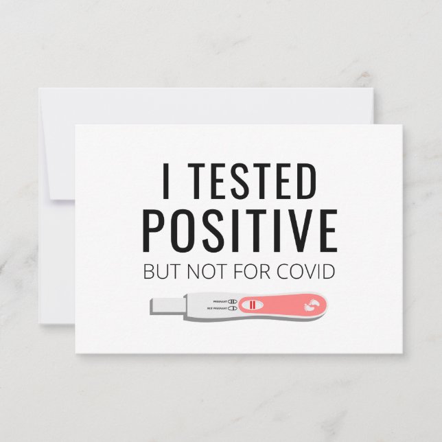 Lönsamt aviseringskort för Gravid för Make Meddelande (Framsida)