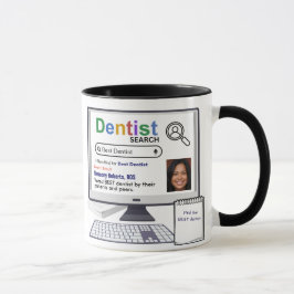Lönsamt bästa tandläkarsökresultat med foto mugg