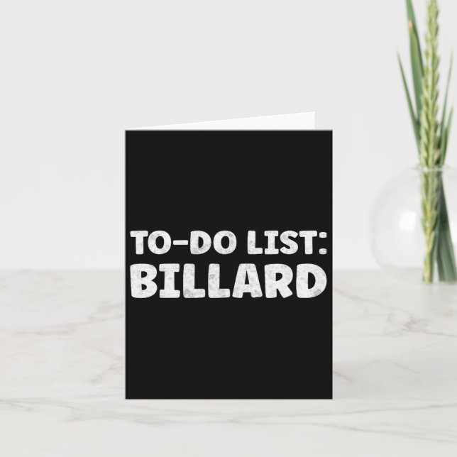 Lönsamt Billard Älskare citerar Indoor Bassäng&amp Kort (Framsida)