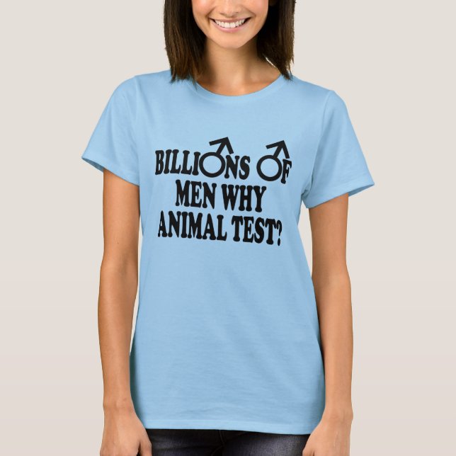 Lönsamt djurförsök t-shirt (Framsida)