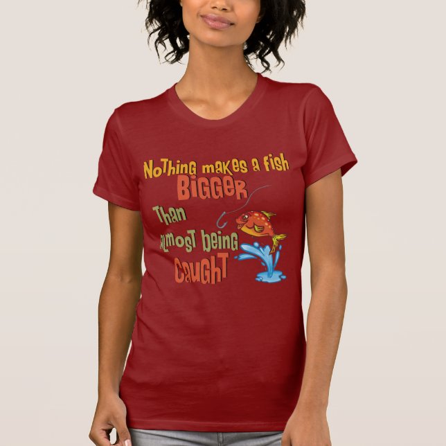 Lönsamt fiske - nästan genomsökt tee shirt (Framsida)