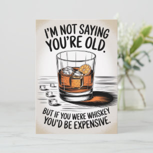 Lönsamt födelsedagskort för Pappa Grandpa Whiskey 