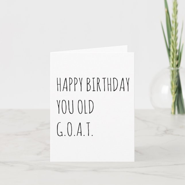 Lönsamt födelsedagskort helgkort (Framsida)