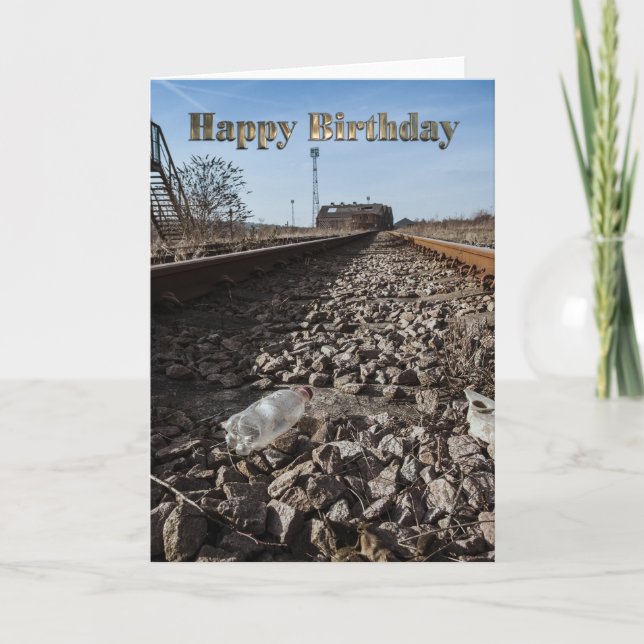 Lönsamt födelsedagskort kort (Framsida)