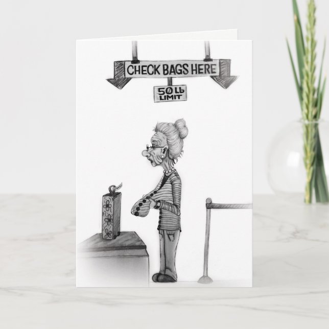 Lönsamt födelsedagskort kort (Framsida)