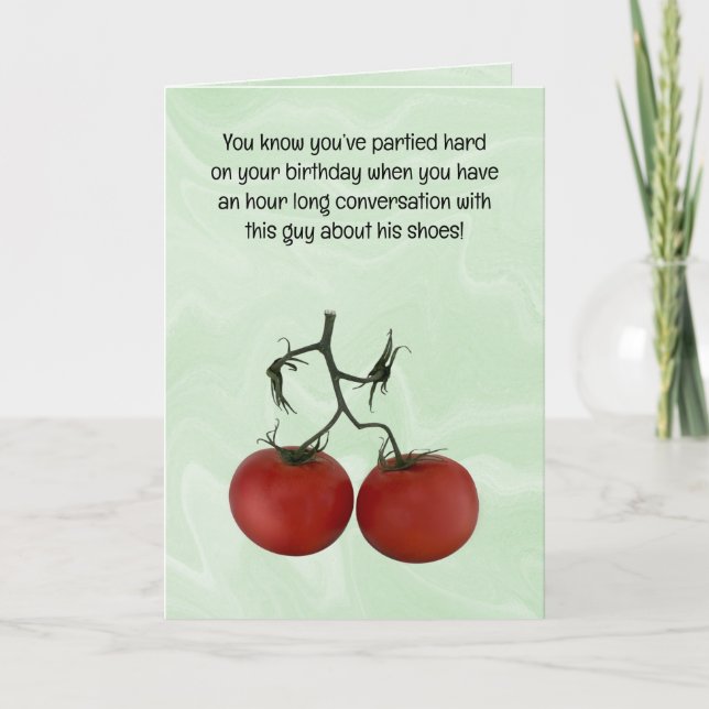 Lönsamt födelsedagskort kort (Framsida)