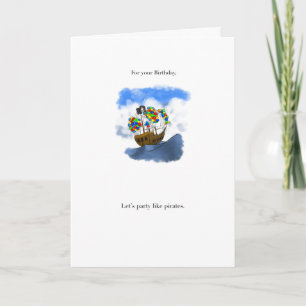 Lönsamt födelsedagskort kort