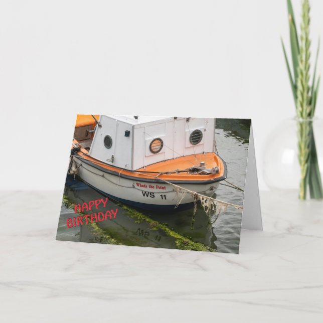 Lönsamt födelsedagskort kort (Framsida)