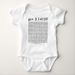 Lönsamt geni i Mathematics Pi Digits New Born Tee Shirt<br><div class="desc">pi= 3.14159 och så vidare på Math Mode pi Day Digits Funny Genius i Mathematics Pi Digits New Born</div>