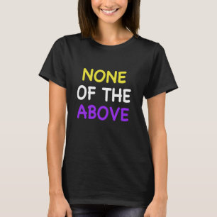 Lönsamt icke-binärt Pride Genderqueer T Shirt