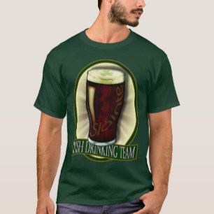 Lönsamt irländskt drickteam tee shirt