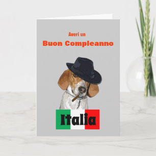 Lönsamt italienskt födelsedagskort Mobster Charley Kort