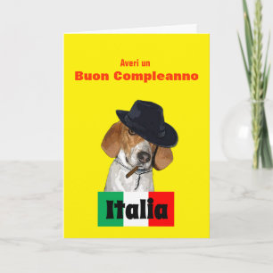 Lönsamt italienskt födelsedagskort Mobster Charley Kort