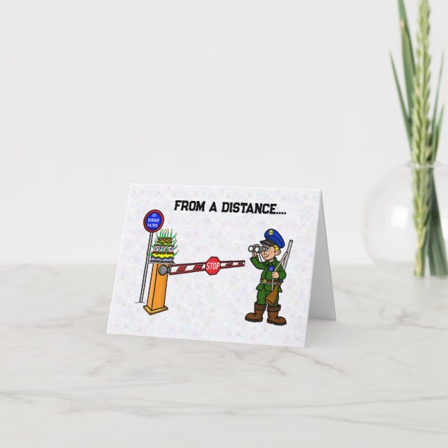 Lönsamt jakkort för födelsedagskalkering i Gräns Kort (Framsida)