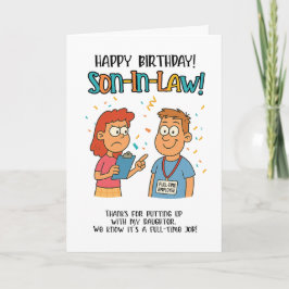 Lönsamt kort - Fullt-Time-medarbetarskämt