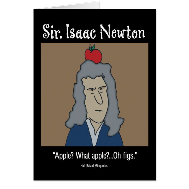 Lönsamt kort - Newton Card (Framsidan)