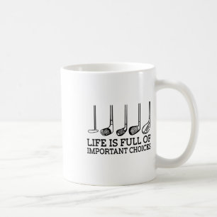 Lönsamt liv är Fullt av viktiga alternativ Golf-Kl Kaffemugg