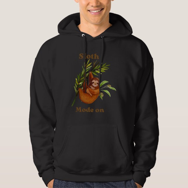 Lönsamt lutningsläge aktiverat hoodie (Framsida)