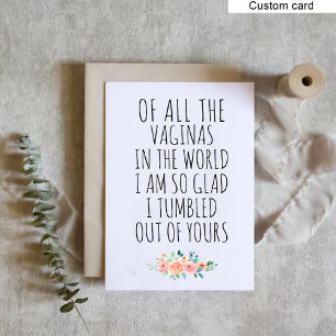 Lönsamt Mamma-födelsedagskort från Blommigten Dott Julkort