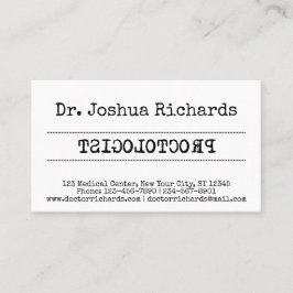 Lönsamt medicinskt anpassade doktor visitkort