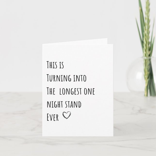 Lönsamt, minimalistiskt Valentines day-kort Helgkort (Framsida)