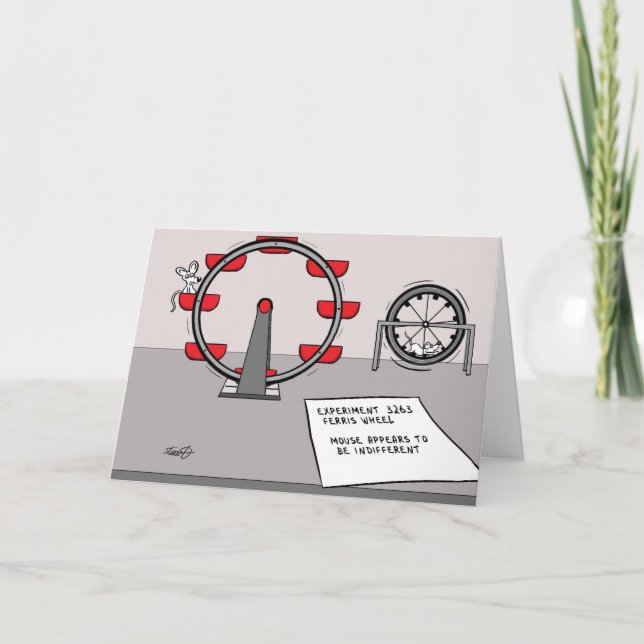 Lönsamt Mouse-hälsningskort Kort (Framsida)