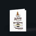 Lönsamt och Sarcastic Birthday Card - Brother Tack Kort<br><div class="desc">Lönsamt och Sarcastic Birthday Card för "Brother" med vit bakgrund</div>