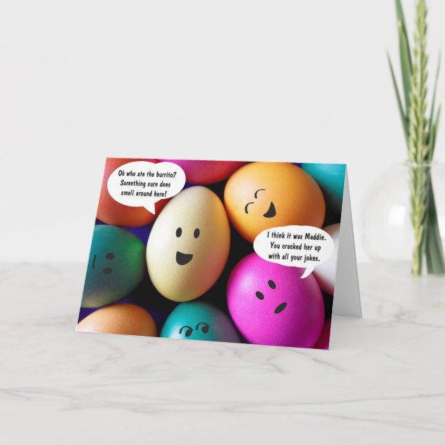 Lönsamt Påskägg Greeting Card Helgkort (Framsida)