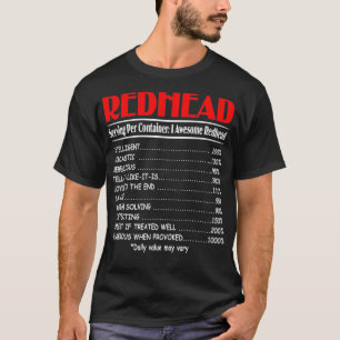 Lönsamt Rödhårig per container Fantastisk Redhe T Shirt