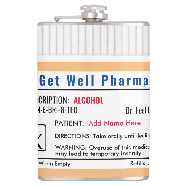 Lönsamt RX-förskrivningsglas Fickplunta (Framsidan)