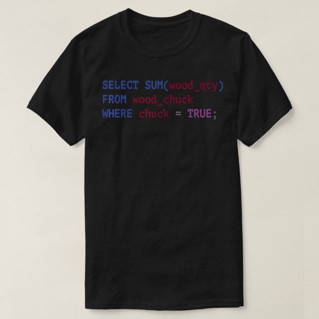 Lönsamt SQL Tshirts Coder Programmer Tshirt Progra (Design framsida)