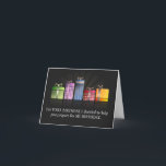 Lönsamt Superskoj födelsedag med pengar Kort<br><div class="desc">Det här födelsedagskortet är ett superskoj till ge och säg grattis på födelsedagen. Lustigt text säger: "För din födelsedag bestämde jag mig för att hjälpa dig att förbereda mig för min födelsedag. Här är $ som du har lämnat (fyll i det tomma) shoppingdagar! Moshiach nu!</div>