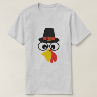 Lönsamt Turkiet Ansikte för Thanksgiving T Shirt