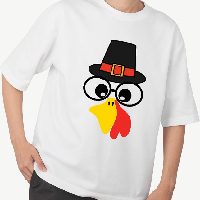 Lönsamt Turkiet Ansikte för Thanksgiving T Shirt (Skapare uppladdad)