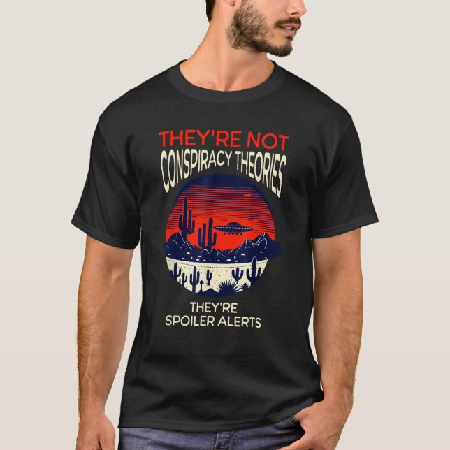 Lönsamt UFO Alien Disclosure Conspiracy Teory T Shirt (Framsida)