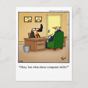 Lönsamt vykort för Business Humor