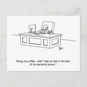 Lönsamt vykort för Business Humor