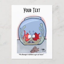 Lönsamt vykort för fiskartikel