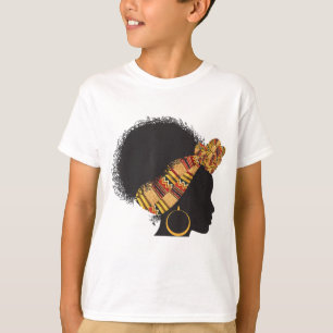 Lony Kente Trasa-huvudstöd för omformning av afrik T Shirt